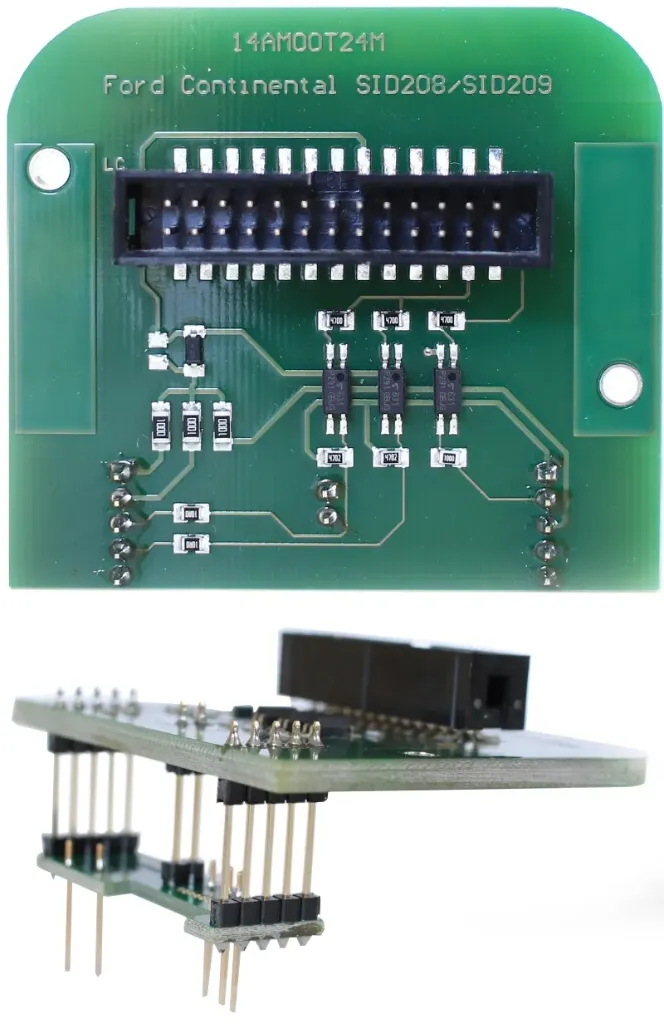 [14AM00T24M] Adaptateur pour ECU Continental SID208-SID209 (Infineon Tricore) 14AM00T24M